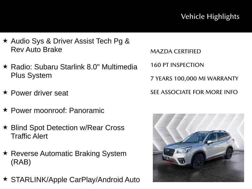 2020 Subaru Forester Sport
